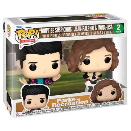 Funko POP Parks and Recreation Dont Be Suspicious Jean-Ralphio & Mona-Lisa 2-er Pack Figuren termékfotója