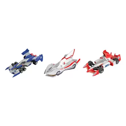 Future GPX Cyber Formula Vehicles 3-Pack Super Asurada 01 Circuit Mode & AKnight Savior 005 & Ishzark Renewal Repeat Edition Modellbausatz 11 cm (mit Geschenk) Produktfoto