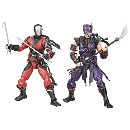 G.I. Joe Classified Series Actionfiguren 2er-Pack #160 Cobra Ninjas Slice & Dice 15 cm Produktfoto