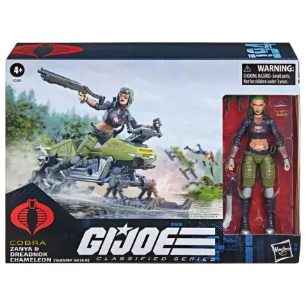 G.I. Joe Classified Series Cobra Zanya und Dreadnok Chameleon Figur 15cm Produktfoto