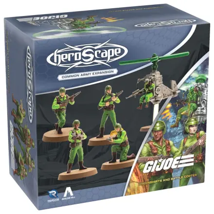 G.I.Joe Heroscape Armee Erweiterung Greenshirts & Battle Copter (Common) *Englische Version* Produktfoto