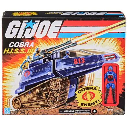 G.i. Joe Retro Fahrzeug +  H.I.S.S. III Cobra Rip It set Figur Produktfoto