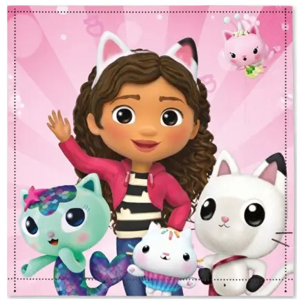 Gabi's Dollhouse Cat World Handtuch, Gesichtstuch, Handtuch 30x30cm Produktfoto