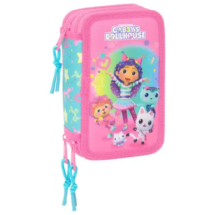 Gabbys Dollhouse Confetti dreifach Federmäppchen 37-teilig Produktfoto