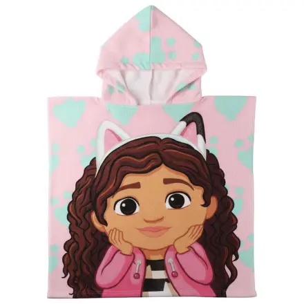 Gabbys Dollhouse Mikrofaser Poncho Strandtuch Produktfoto