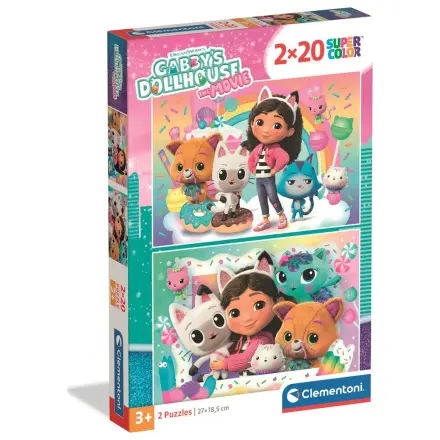 Gabby's Dollhouse Puzzle 2x20 Teile Produktfoto