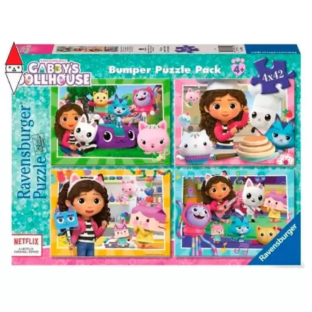 Gabbys Dollhouse Puzzle 4x42St Produktfoto