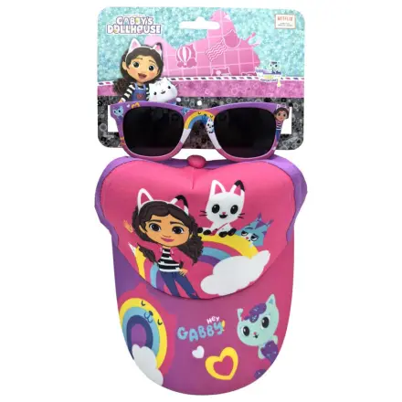 Gabi's Dollhouse Rainbow Sonnenbrillen und Baseballkappe Set Produktfoto