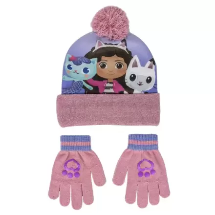 Gabbys Dolls House Mütze und Handschuhe Set Produktfoto