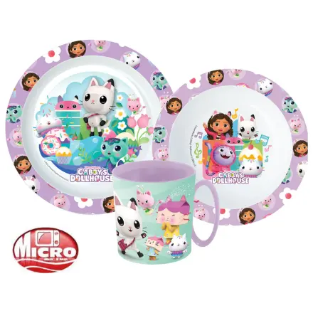 Gabi's Dollhouse Wonderland Essgeschirr, Mikroplastik Set mit Tasse Produktfoto