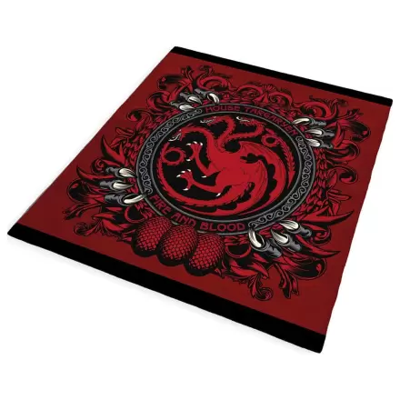 Game of Thrones Gemütliche Decke House Targaryen 180 x 200 cm Produktfoto