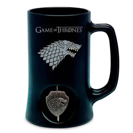 Game of Thrones logo 3D Stark Krug Produktfoto