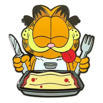 Garfield Pin Anstecker Disco Garfield Lasagna Dinner 5 cm Produktfoto