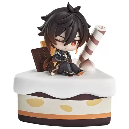 Genshin Impact Wondrous Travels Series Figur Zhongli Chibi 12 cm Produktfoto
