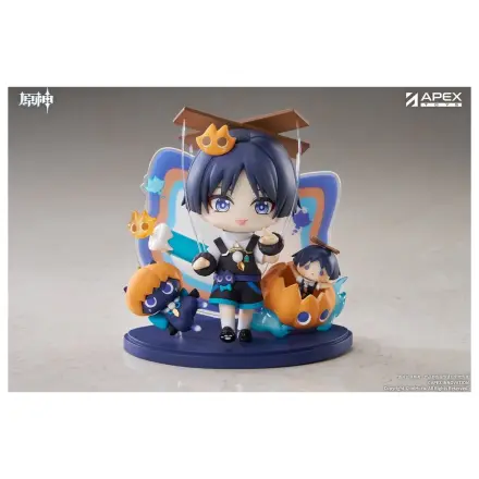 Genshin Impact You Ye Qi Xiang Series Chibi Chara PVC Statue Wanderer 10 cm Produktfoto