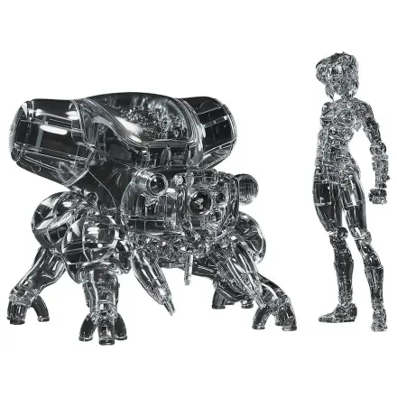 Ghost in the Shell PLAMAX minimum factory Plastik Modellbausatz Motoko Kusanagi with Fuchikoma: Thermoptic Camouflage Ver. 8 cm Produktfoto
