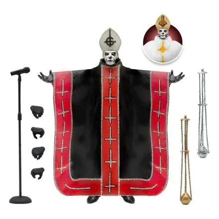 Ghost Ultimates Actionfigur Papa Emeritus I 18 cm Produktfoto
