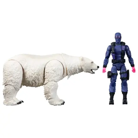 GI Joe Classified Series Actionfigur Snake Eyes mit Polar Bear 15 cm Produktfoto