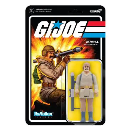 GI Joe ReAction Actionfigur Bazooka (Arctic) Wave 2 10 cm Produktfoto