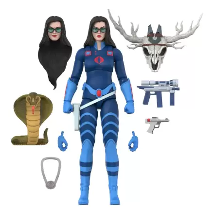 GI Joe Ultimates Actionfigur Wave 6 Baroness (Dark Blue) 18 cm Produktfoto