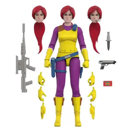 GI Joe Ultimates Actionfigur Wave 6 Scarlett (DIC Purple) 18 cm Produktfoto