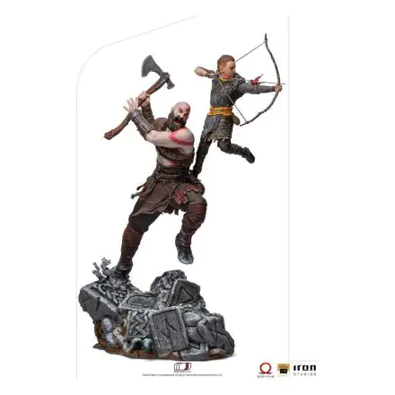 God of War BDS Art Scale Statue 1/10 Kratos & Atreus 34 cm termékfotója