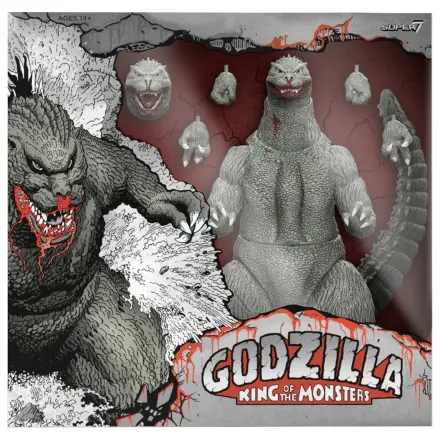 Godzilla (1989) Toho Ultimates Actionfigur - Godzilla (Greyscale Comic Book - Thirsty for Blood) 24 cm Produktfoto