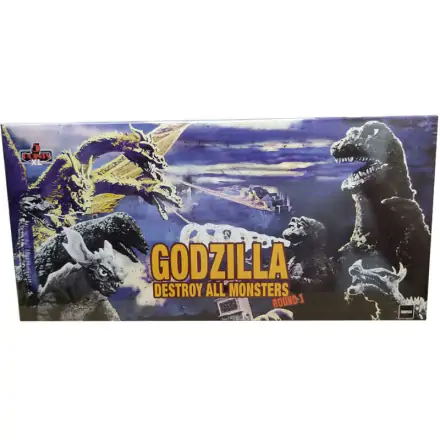 Godzilla: Frankenstein und die Monster aus dem All 5 Points XL Actionfiguren Deluxe Box Set Round 1 Produktfoto