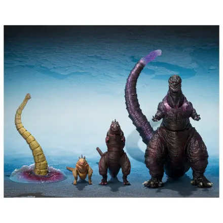Godzilla The Second Form & Third Form & Giant Unidentified Creature S.H. MonsterArts Figuren Set Produktfoto