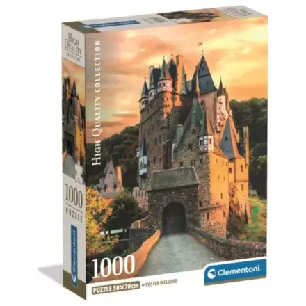 Golden Hour At Eltz Castle Puzzle 1000 Teile Produktfoto