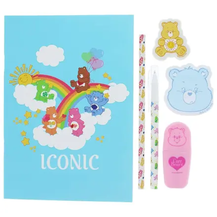 Care Bears 7-teiliges Schreibwarenset Produktfoto