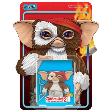 Gremlins ReAction Actionfigur Gizmo (Battle Ready Character Card) 23 cm Produktfoto