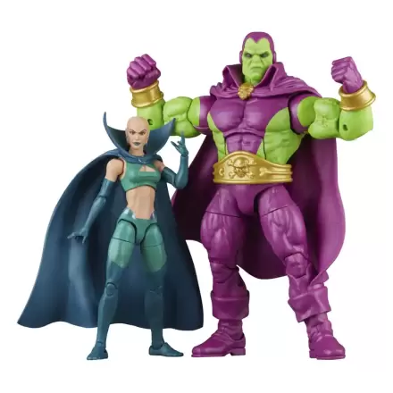 Guardians of the Galaxy Marvel Legends Action Figur 2er-Pack Drax the Destroyer & Marvel's Moondragon 15 cm Produktfoto