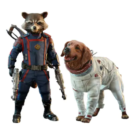 Guardians of the Galaxy Vol. 3 Movie Masterpiece Actionfiguren 1/6 Rocket & Cosmo 16 cm termékfotója