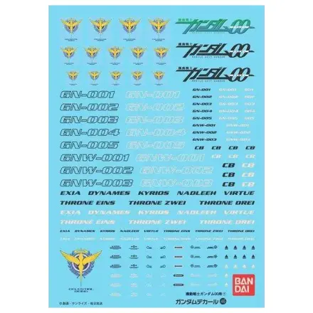 Gundam Aufkleber 46 Gundam 00 Mehrfachnutzung 1 Produktfoto