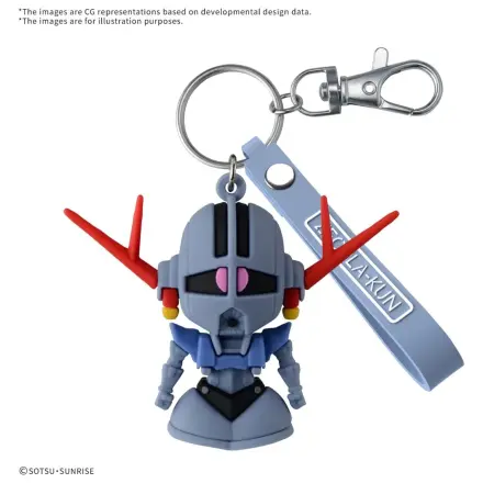 GUNDAM ZEOPLA-KUN 3D Gummi Maskottchen Schlüsselanhänger Produktfoto