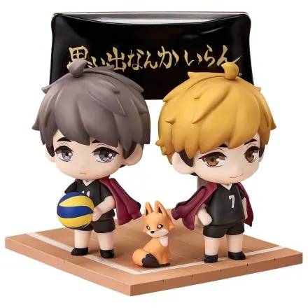 Haikyu!! Qset+ Mini Figuren 2er-Pack Atsumu Miya & Osamu Miya 8 cm Produktfoto