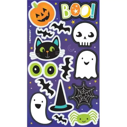 Halloween Sticker 4 Bogen Produktfoto