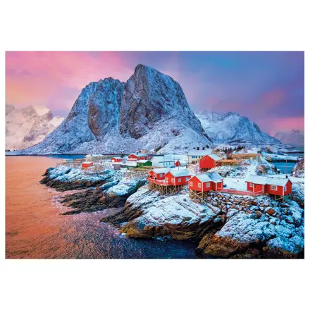 Hamnoy Village Puzzle 500 Teile Produktfoto