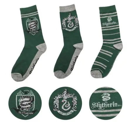 Harry Potter Socken 3er-Pack Slytherin termékfotója