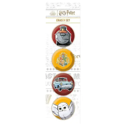 Harry Potter Radiergummi 4er-Pack Produktfoto