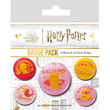 Harry Potter Ansteck-Buttons 5er-Pack Witty Witchcraft termékfotója