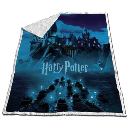 Harry Potter Ankunft in Hogwarts Sherpa Decke 130x170cm Produktfoto