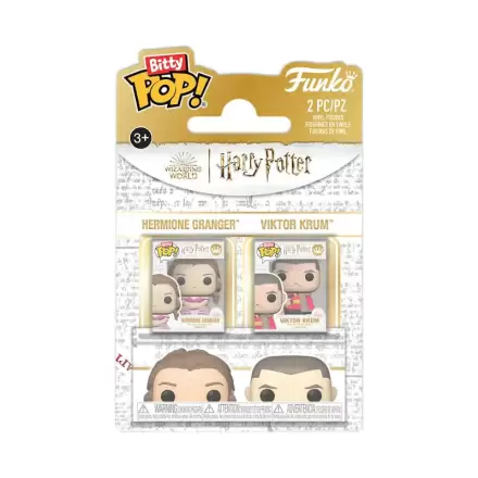 Harry Potter Bitty Funko POP! Vinyl Figuren 2er-Pack Hermione & Krum Produktfoto