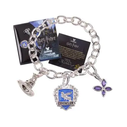 Harry Potter Bettelarmband Lumos Ravenclaw (versilbert) Produktfoto
