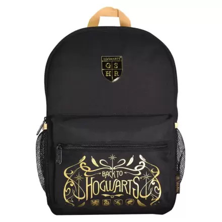 Harry Potter Rucksack Schwarz & Beige Hogwarts Produktfoto