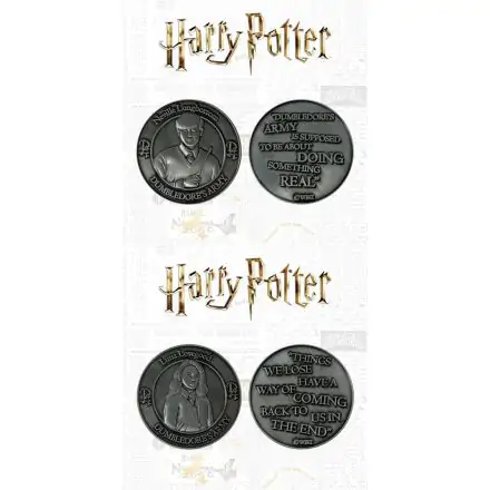 Harry Potter Sammelmünzen 2er-Pack Dumbledore's Army: Neville & Luna Limitierte Edition Produktfoto