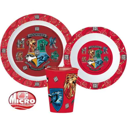 Harry Potter Geschirr-Set, Mikroplastik-Set Produktfoto