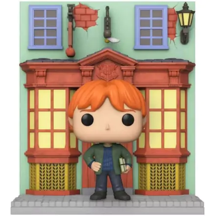 Harry Potter POP! Deluxe Vinyl Figur Deluxe: HP Diagon Alley- Quidditch Supplies Store w/Ron 9 cm Produktfoto