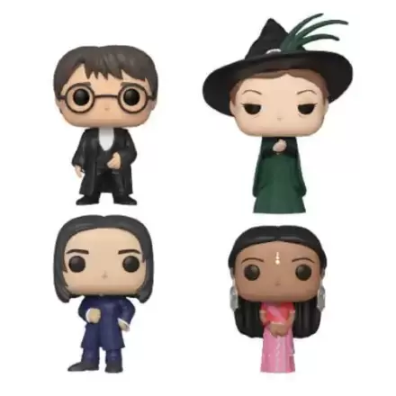 Harry Potter POP! Movies Vinyl Figuren 4er-Pack Yule 9 cm Produktfoto